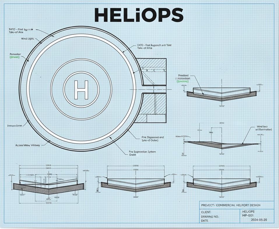 planos helipuerto