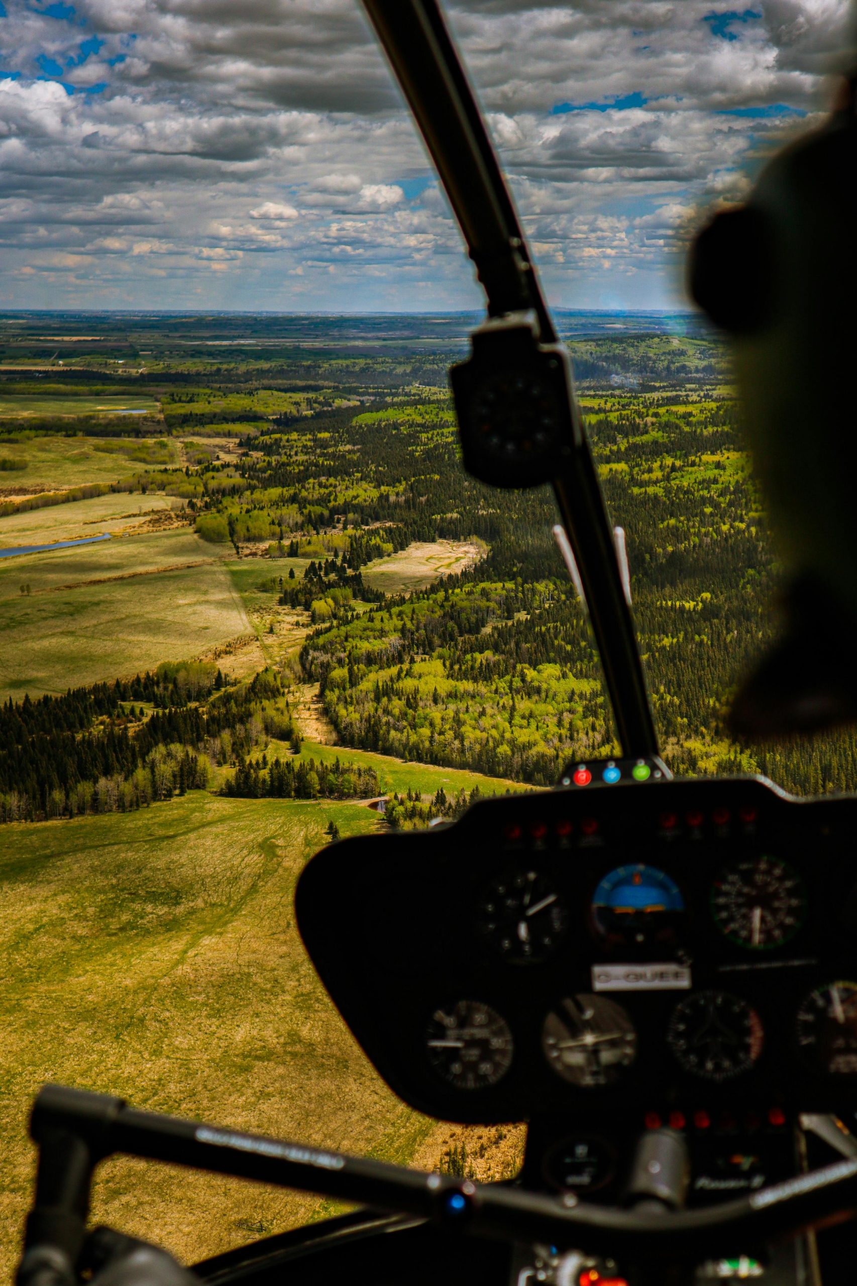 campo desde el aire
